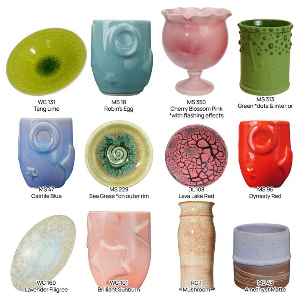 Laguna Mid-Fire Glaze Sample Kit